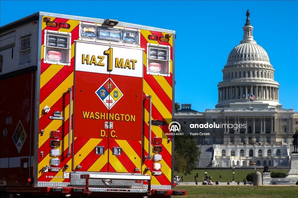 اتخاذ تدابیر امنیتی در واشنگتن در پی تهدید به بمب‌گذاری