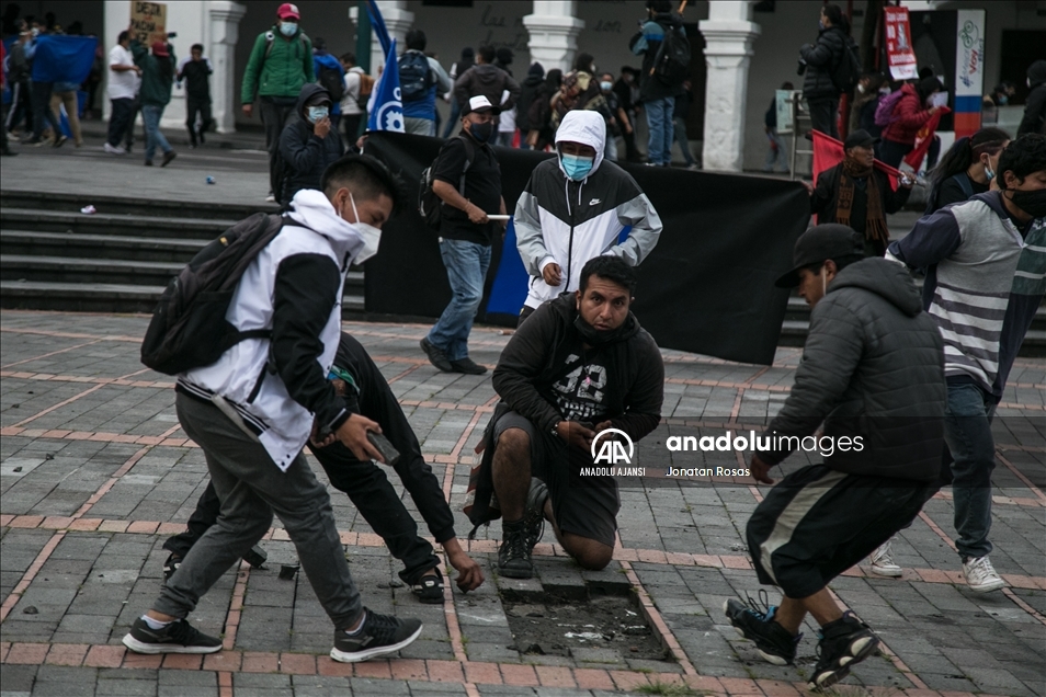 Demonstration in Ecuador