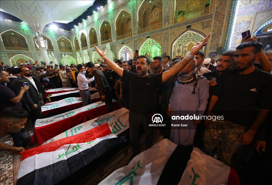 العراق.. تشييع ضحايا هجوم ديالى الارهابي