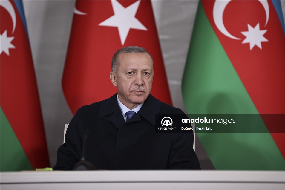 Эрдоган: Условия для прочного мира между Азербайджаном и Арменией как никогда благоприятны
