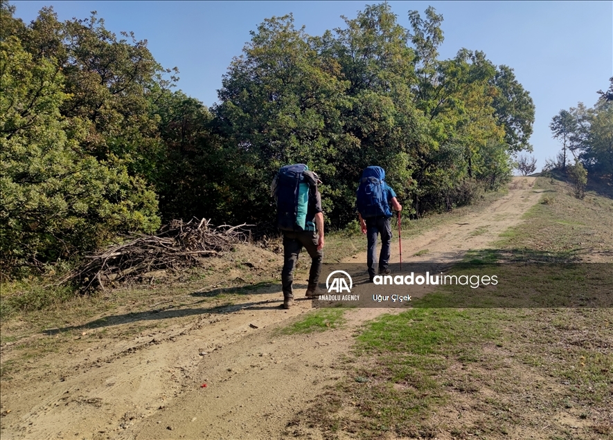 Dutch tourists, who walked the Evliya Celebi Road in western Turkey were amazed