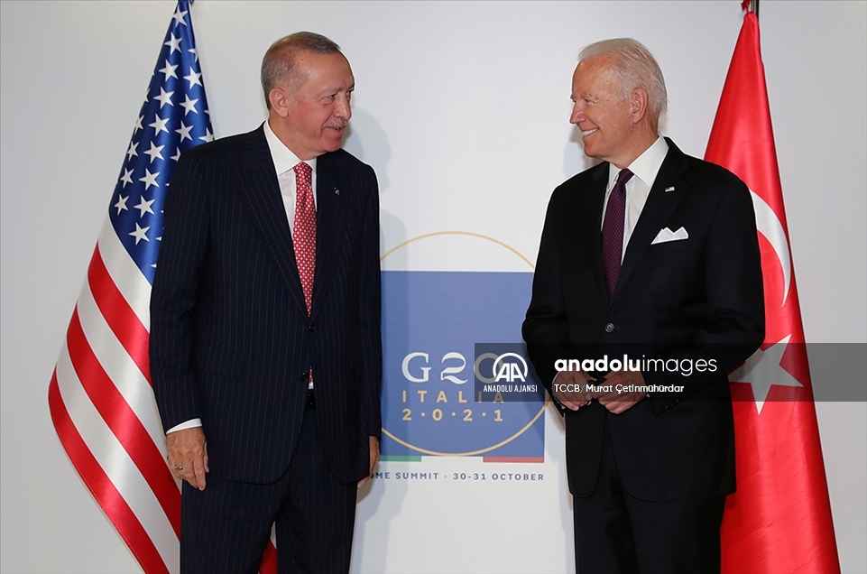 Cumhurbaşkanı Recep Tayyip Erdoğan, Roma'daki G20 Liderler Zi