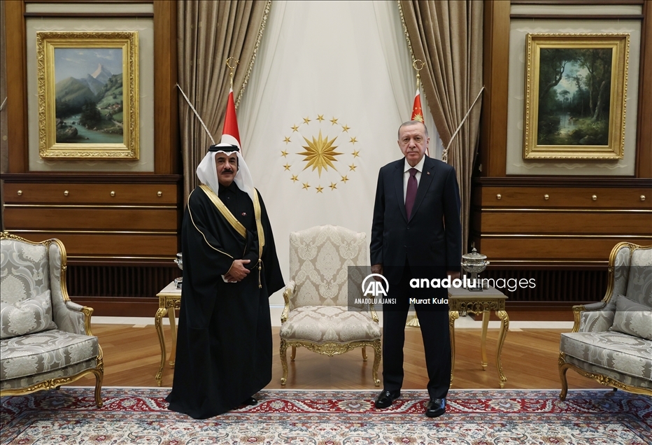 Katar Büyükelçisi Al Thani, Cumhurbaşkanı Erdoğan'a güven mektubu sundu