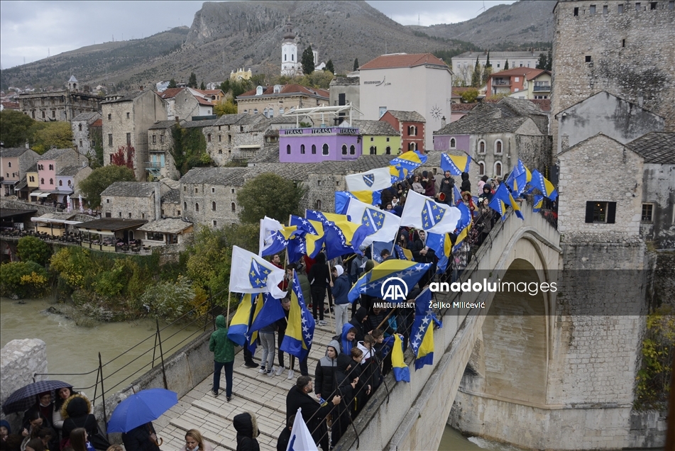 Obilježena godišnjica rušenja Starog mosta u Mostaru 