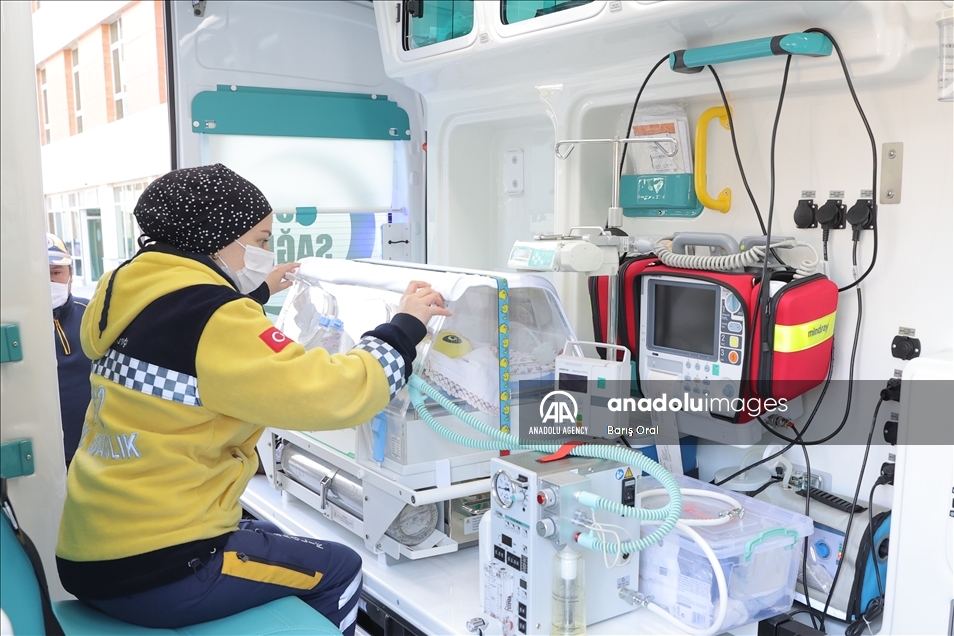 تركيا.. سيارات إسعاف لحديثي الولادة تساهم بتقليل معدل الوفيات