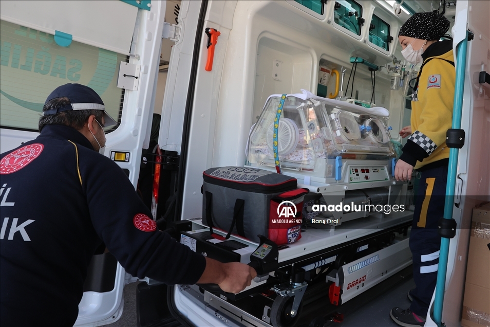 تركيا.. سيارات إسعاف لحديثي الولادة تساهم بتقليل معدل الوفيات