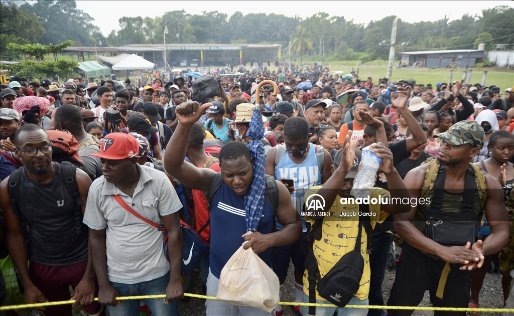 Migrant caravan on way to US