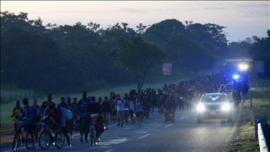 Migrant caravan on way to US