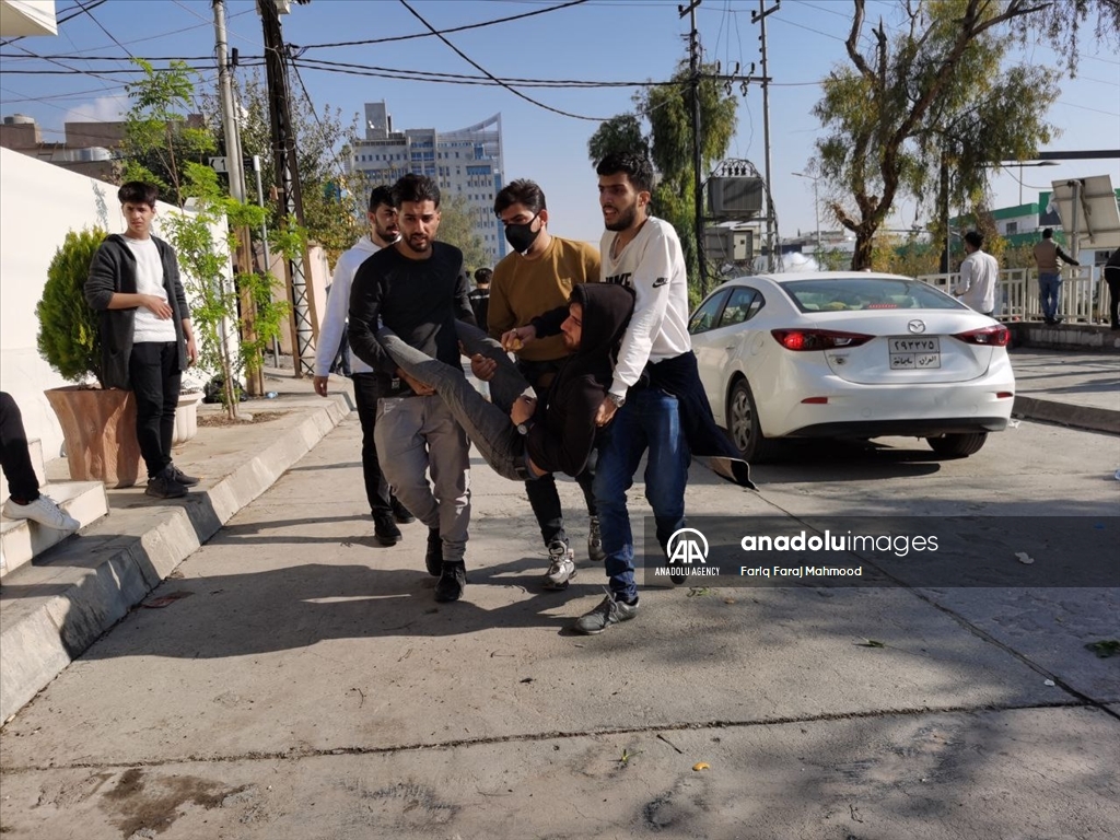 خۆپیشاندانەکانی سلێمانی گرژی و ئاڵۆزی تێکەوت