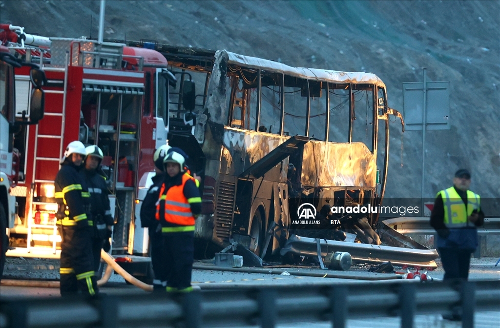Bulgaristan’da trafik kazasında 46 kişi yanarak öldü