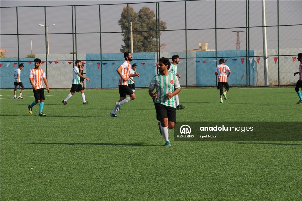 بدعم تركي.. تل أبيض السورية تحتضن أولى مباريات كرة القدم