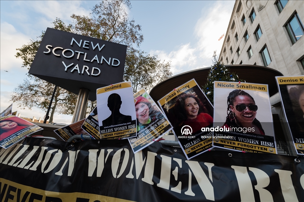 Vigil Against Violence Towards Women in London