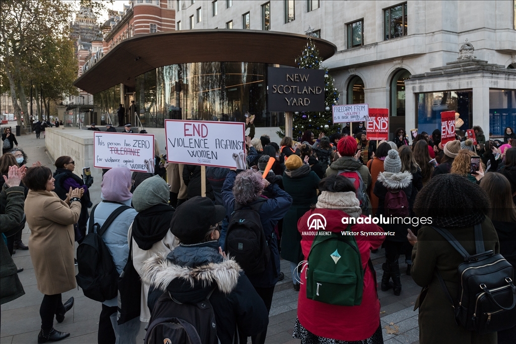 Vigil Against Violence Towards Women in London