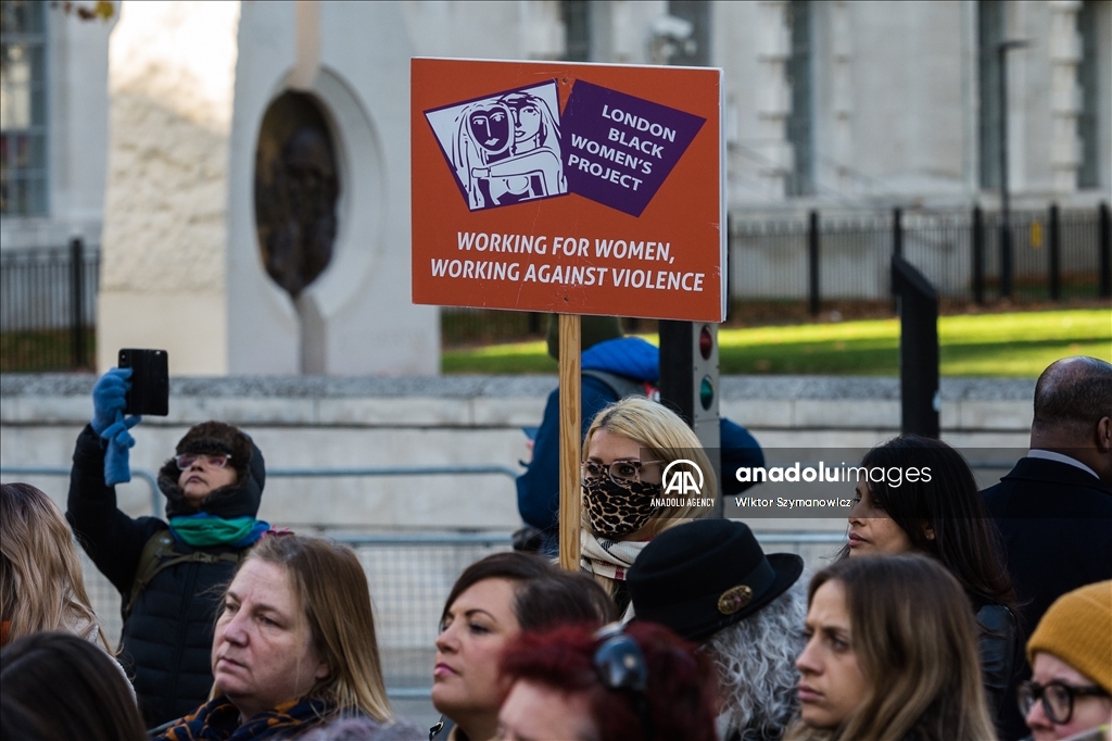 Vigil Against Violence Towards Women in London