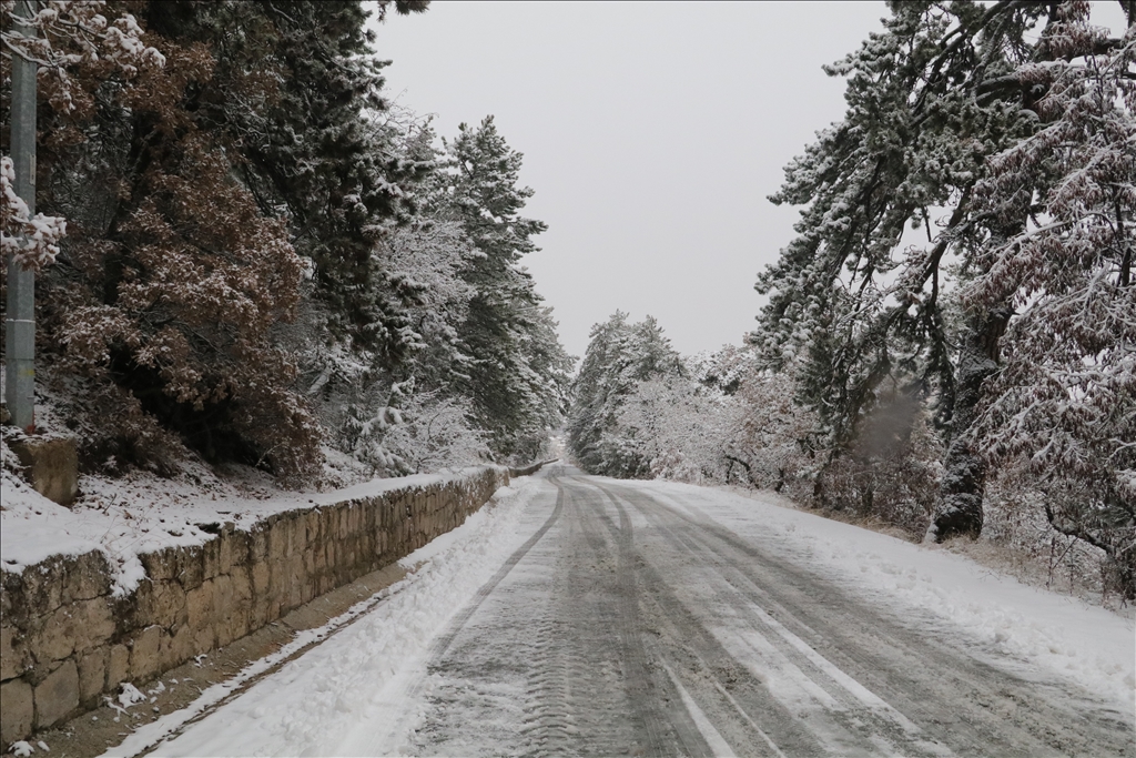 Yozgat'ta kar etkili oldu