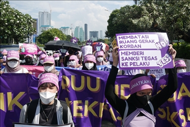 Peringatan hari anti kekerasan terhadap perempuan di Jakarta