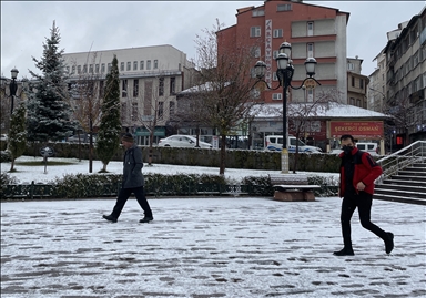 Восток Анатолии накрыло снегом