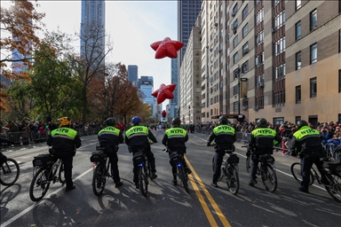Desfile número 95 en el Día de Acción de Gracias de la tienda por departamentos de Macy's en Nueva York