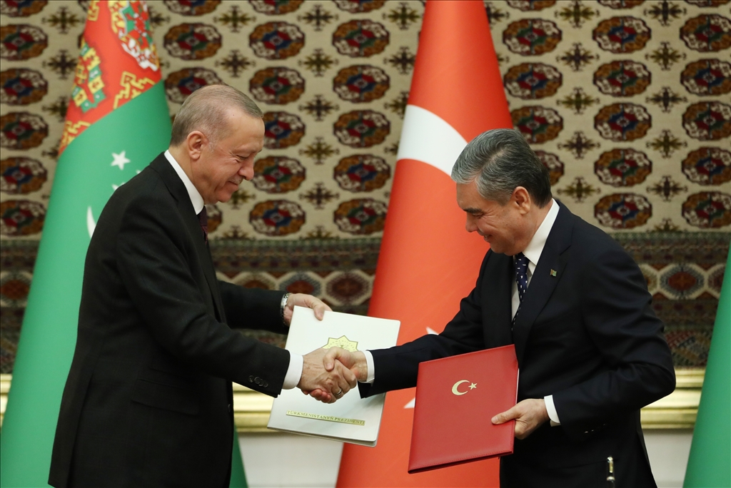 ترکیه و ترکمنستان 8 توافق‌نامه همکاری امضا کردند