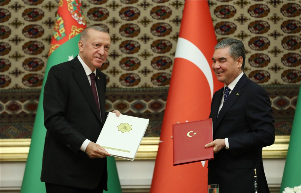ترکیه و ترکمنستان 8 توافق‌نامه همکاری امضا کردند