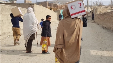 Türk Kızılay, Afganistan'daki ihtiyaç sahibi ailelere yardım ulaştırdı