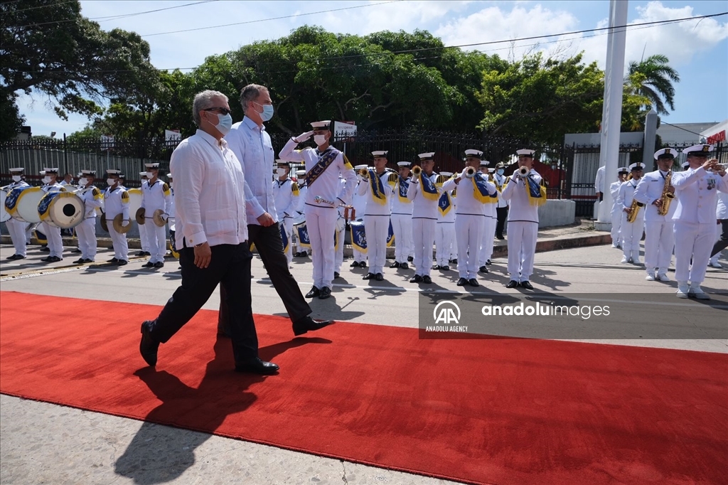 El rey de España, Felipe VI en su visita a Barranquilla durante el Congreso Mundial de Juristas