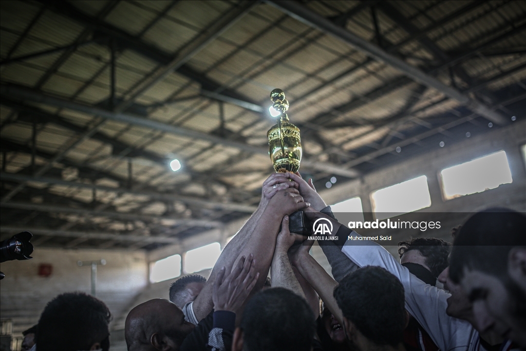 İdlib'de görme engelliler futbol maçı yaptı