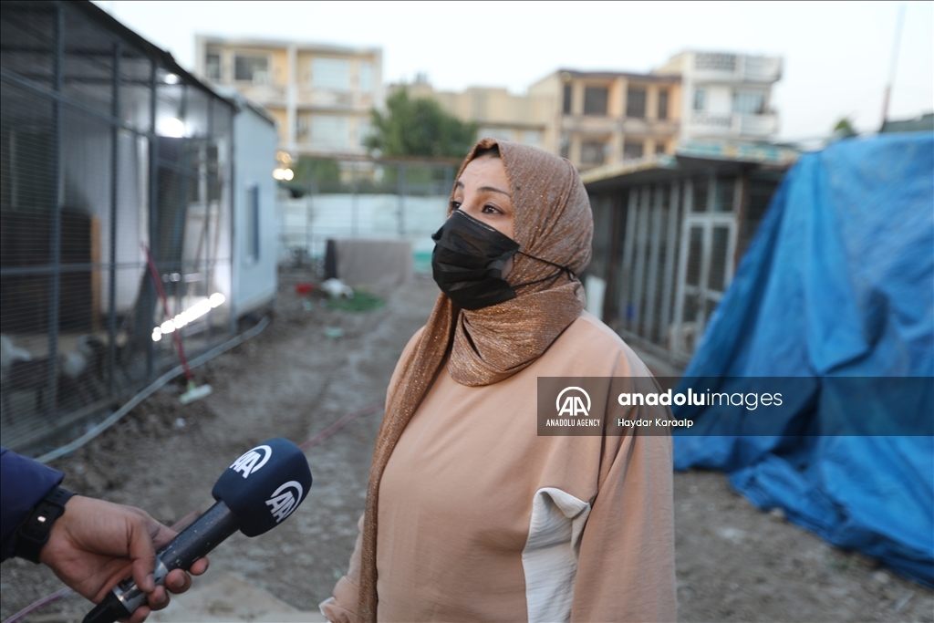 أم عبودي.. سيدة عراقية ترعى الحيوانات المعنّفة في بغداد