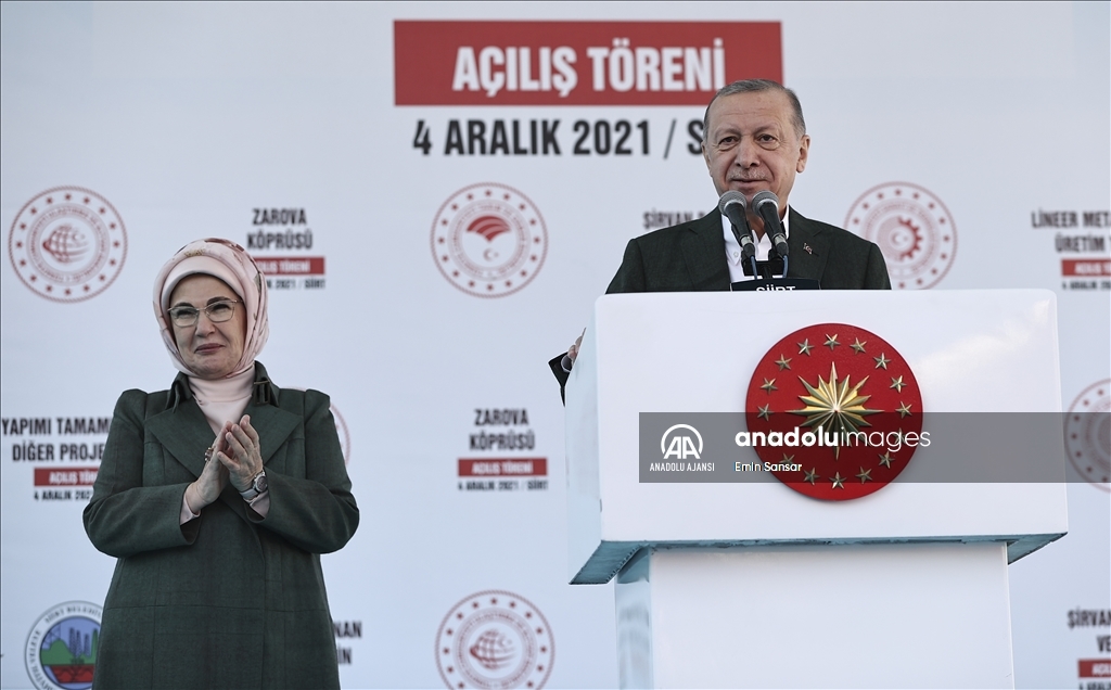 Cumhurbaşkanı Erdoğan Siirt'te