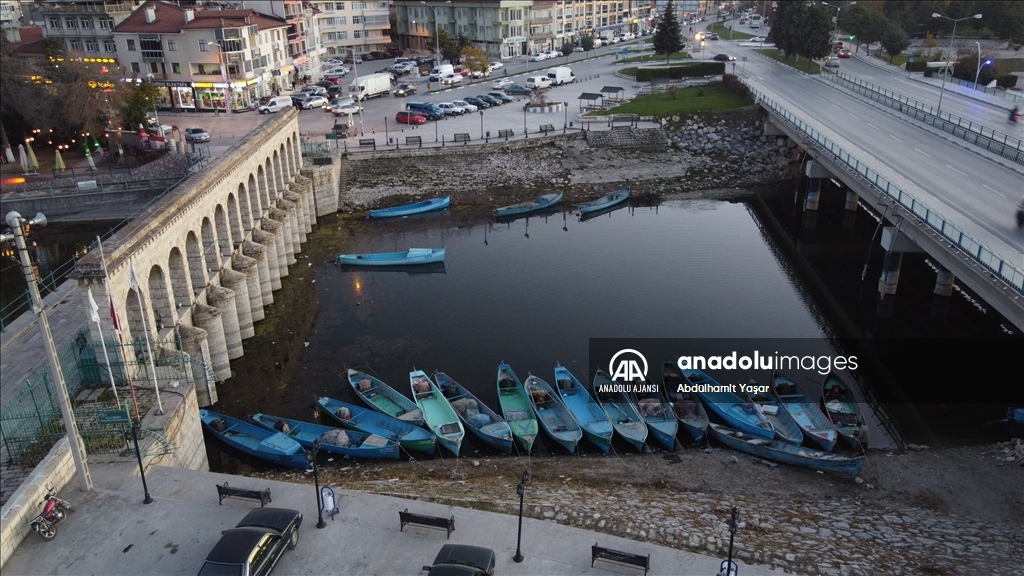 Beyşehir Gölü'nde su seviyesi beklentinin altında kaldı
