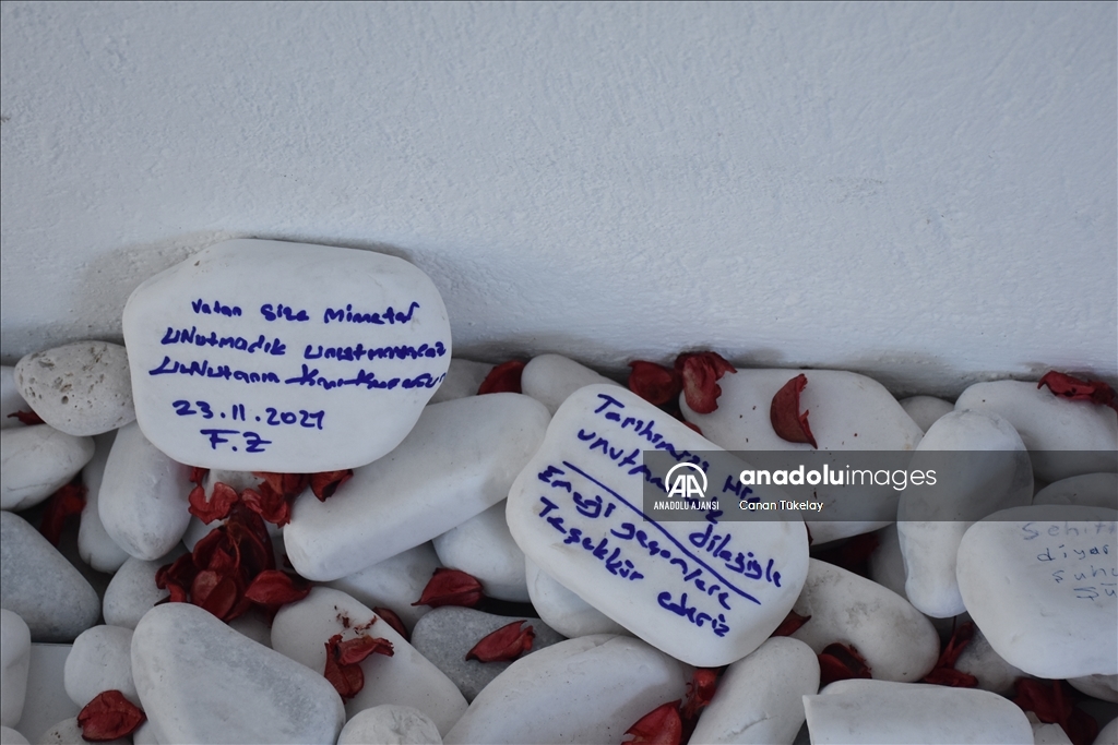 Büyük Taarruz'un başlatıldığı ilçedeki tarihi yapıda şehit ve gazilerin adı yaşatılıyor