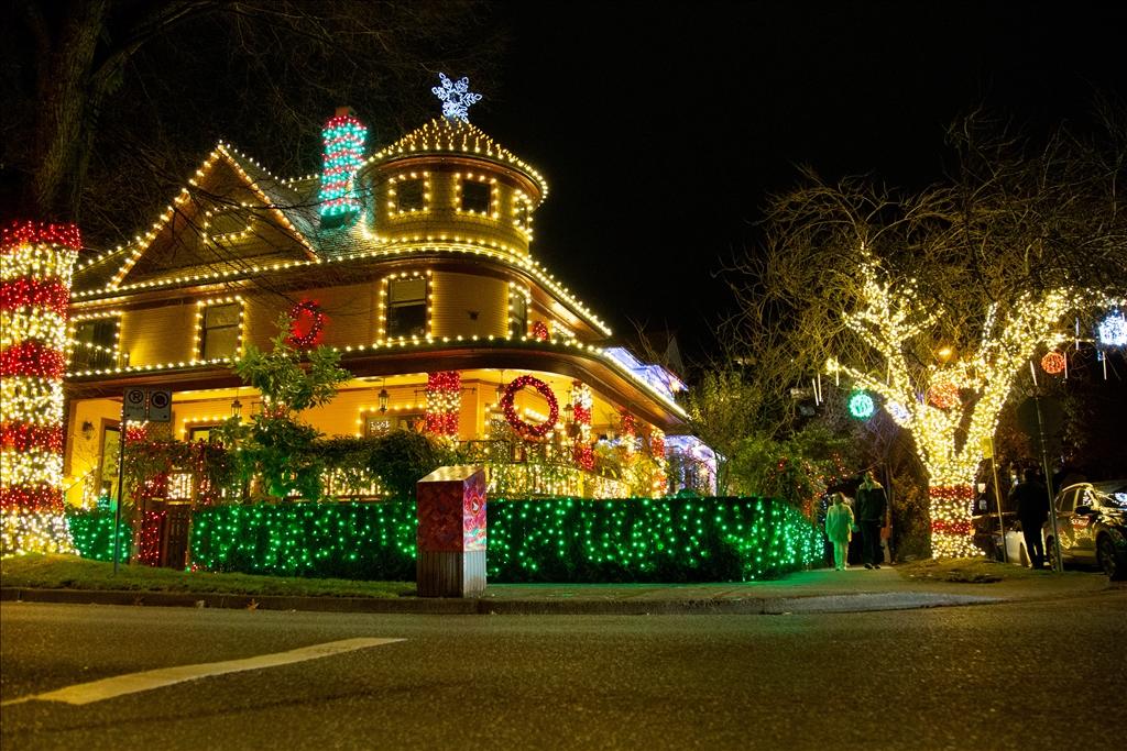 Christmas house in Vancouver