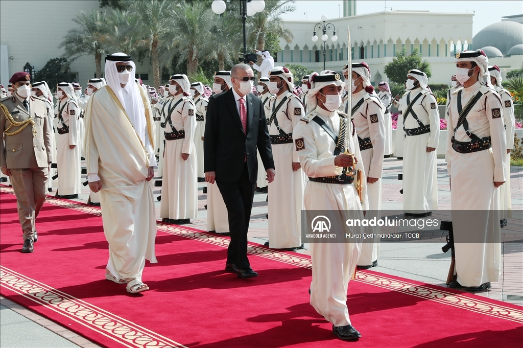 Эрдоган встретился с эмиром Катара