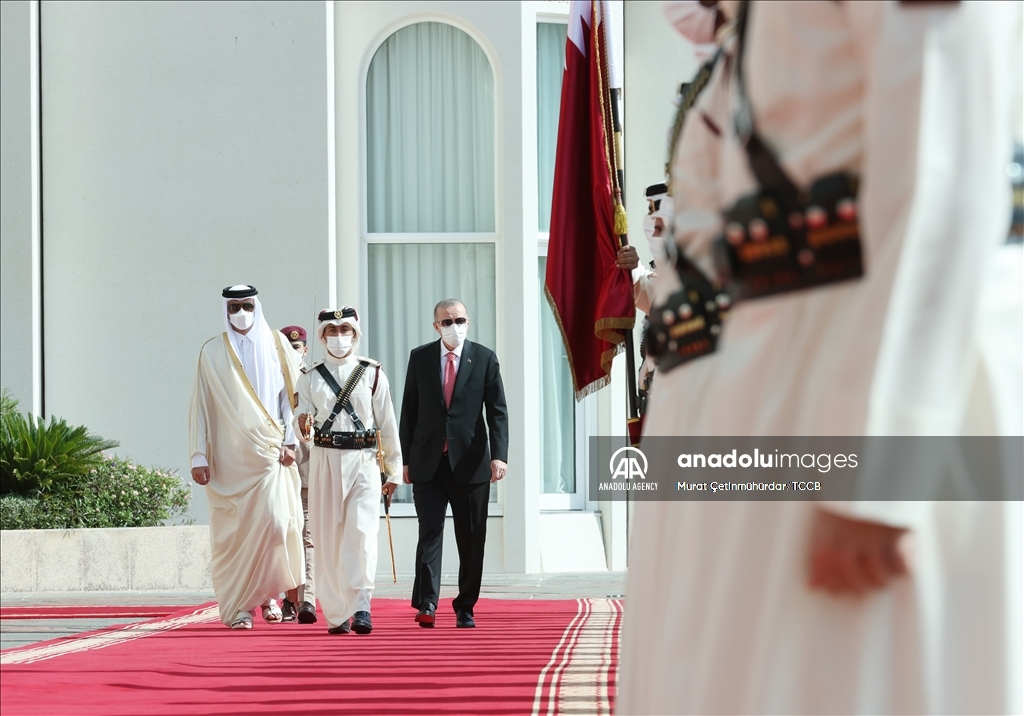 Эрдоган встретился с эмиром Катара
