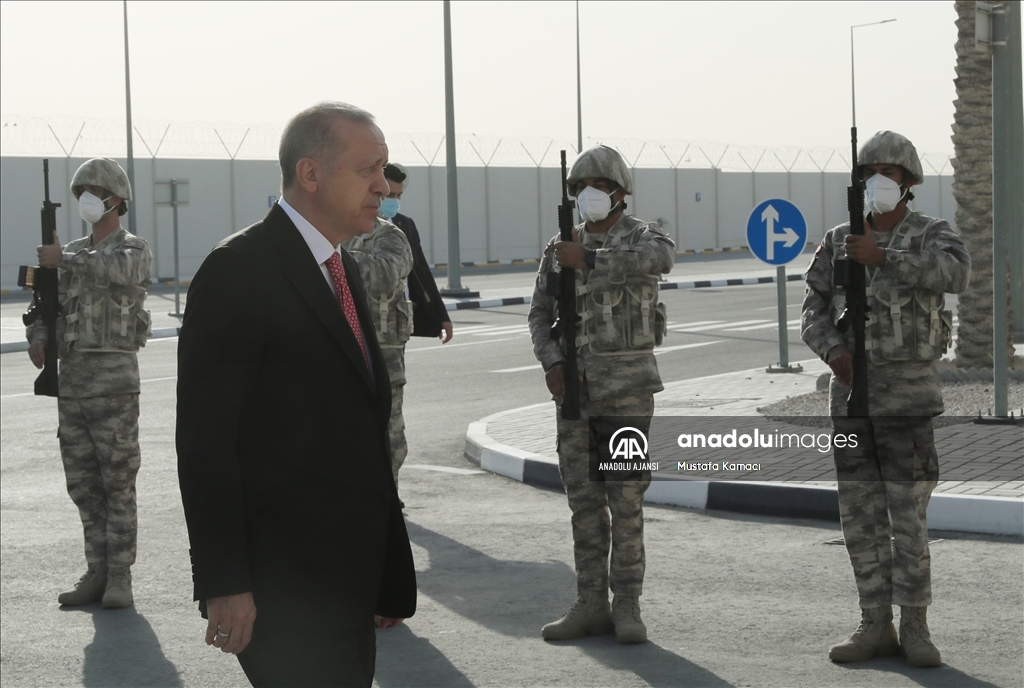 Cumhurbaşkanı Recep Tayyip Erdoğan Katar'da