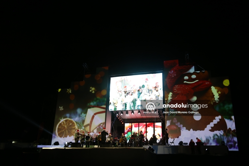 Celebración del 'Día de las velitas' en Bogotá, Colombia