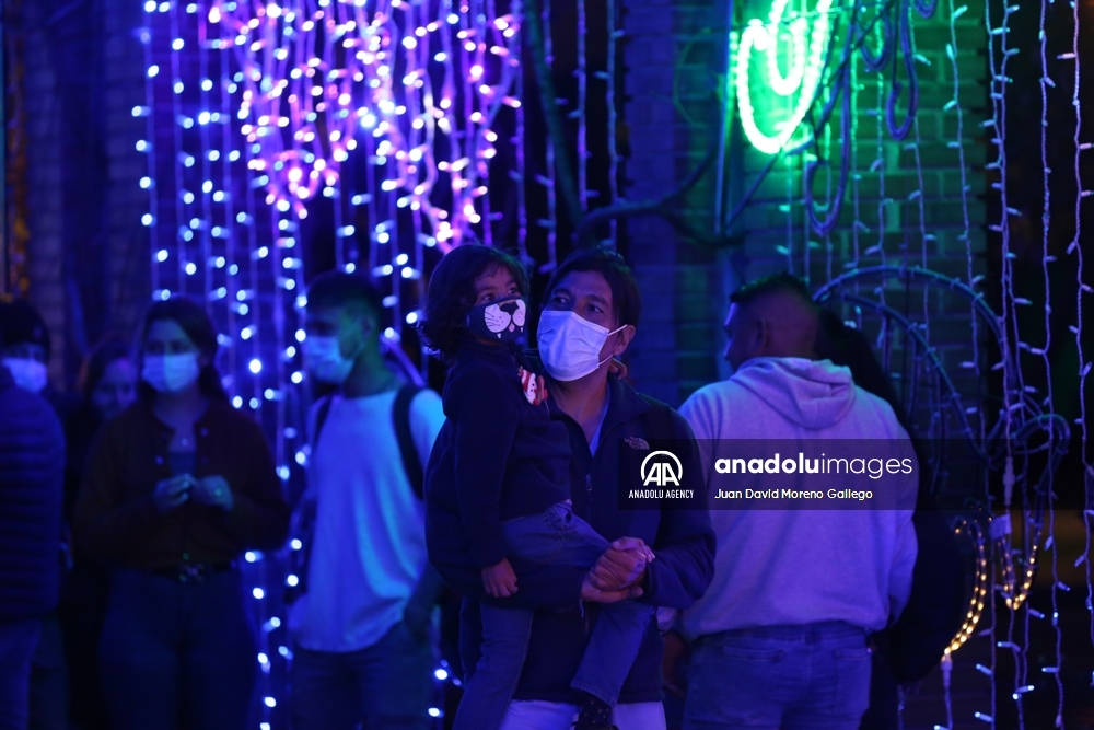 El Jardín Botánico de Bogotá se viste con luces navideñas para los visitantes