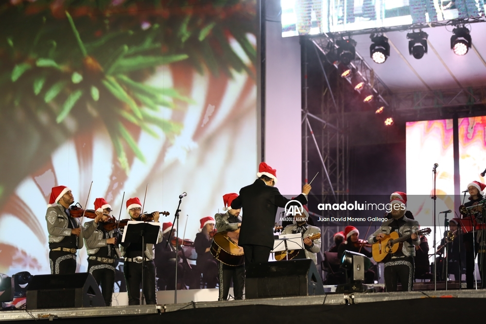 Celebración del 'Día de las velitas' en Bogotá, Colombia