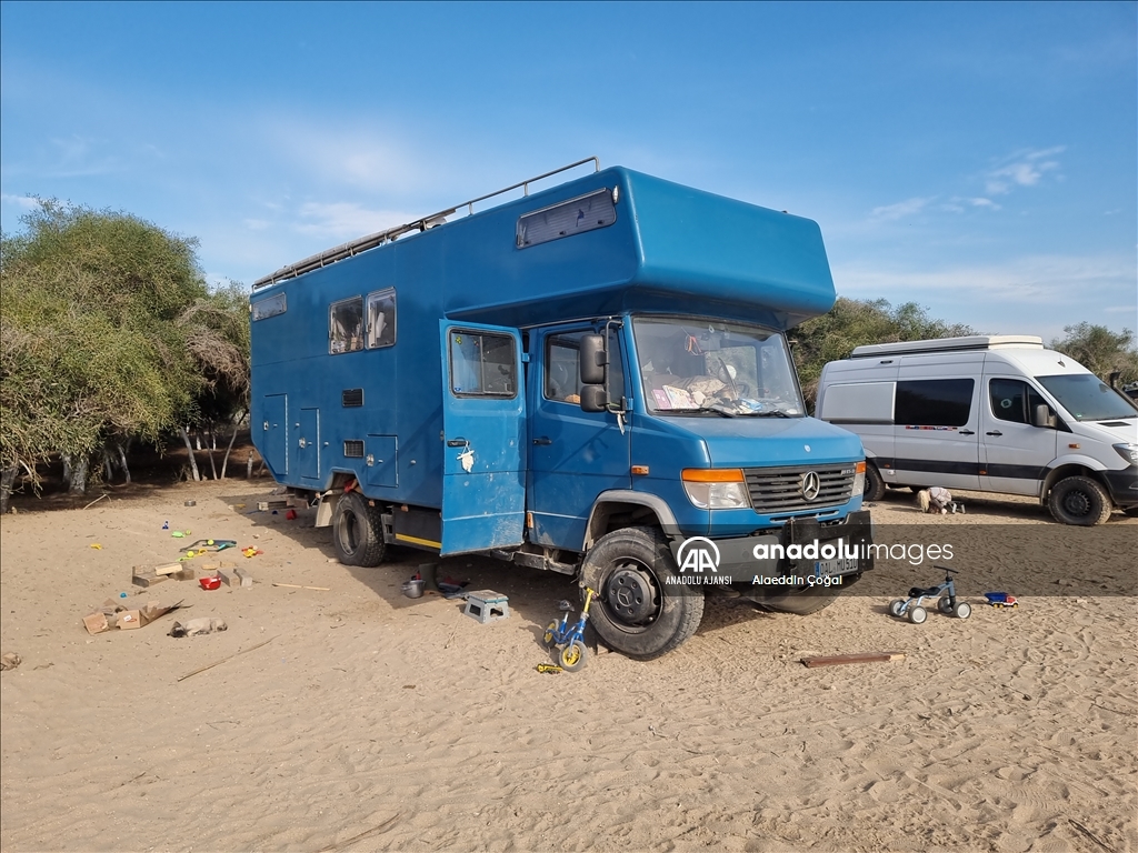 Doğu Akdeniz sahilleri, Avrupalı karavan tutkunlarını ağırlıyor