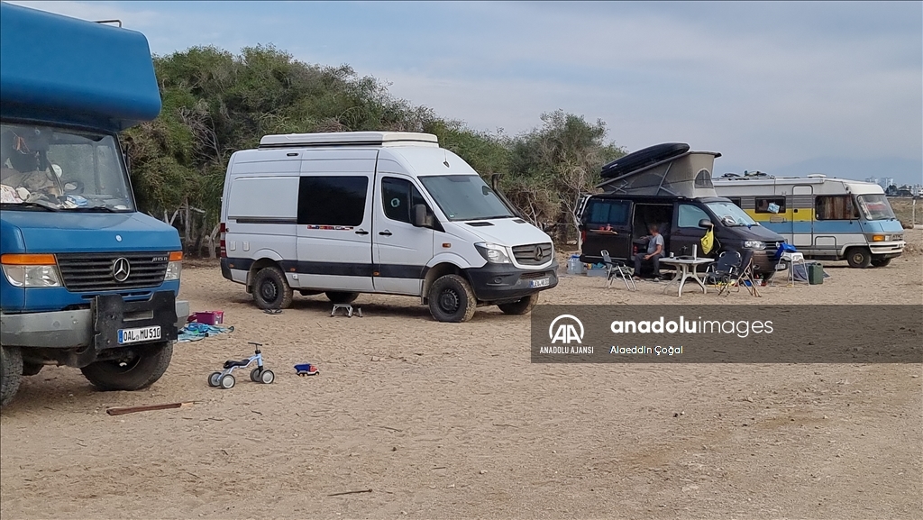 Doğu Akdeniz sahilleri, Avrupalı karavan tutkunlarını ağırlıyor