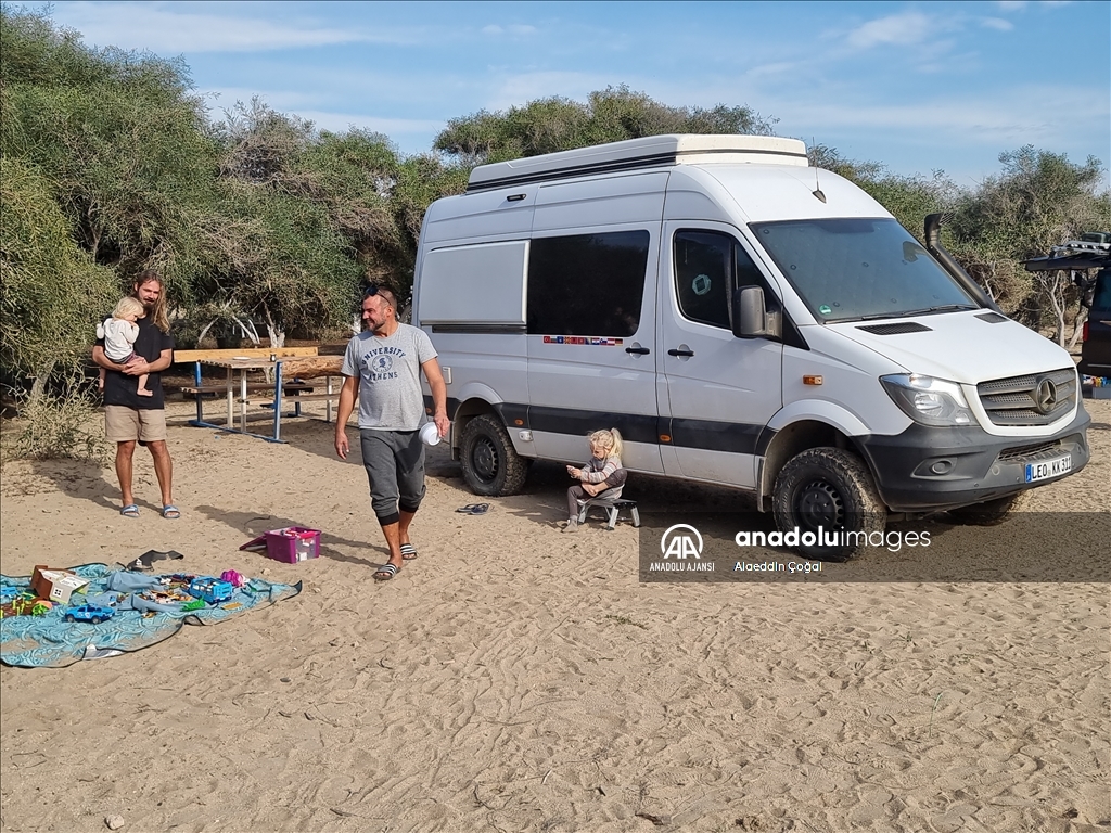 Doğu Akdeniz sahilleri, Avrupalı karavan tutkunlarını ağırlıyor