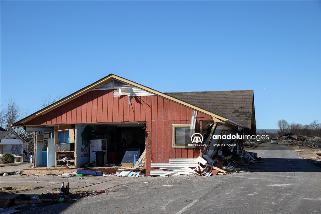 ABD'nin Kentucky eyaletinde hortum felaketi