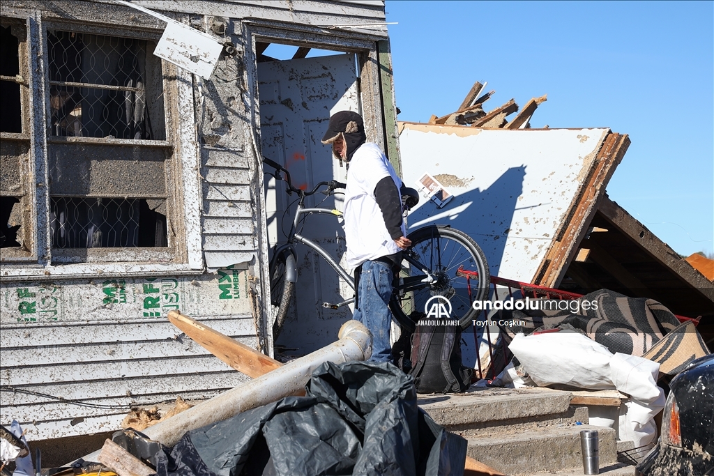 ABD'nin Kentucky eyaletinde hortum felaketi