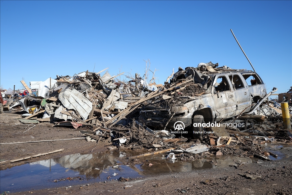 ABD'nin Kentucky eyaletinde hortum felaketi