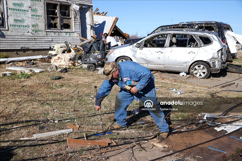 ABD'nin Kentucky eyaletinde hortum felaketi