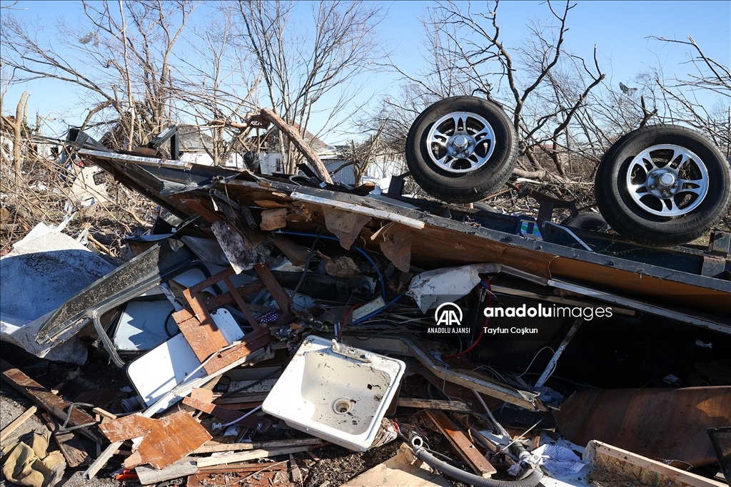 ABD'nin Kentucky eyaletinde hortum felaketi