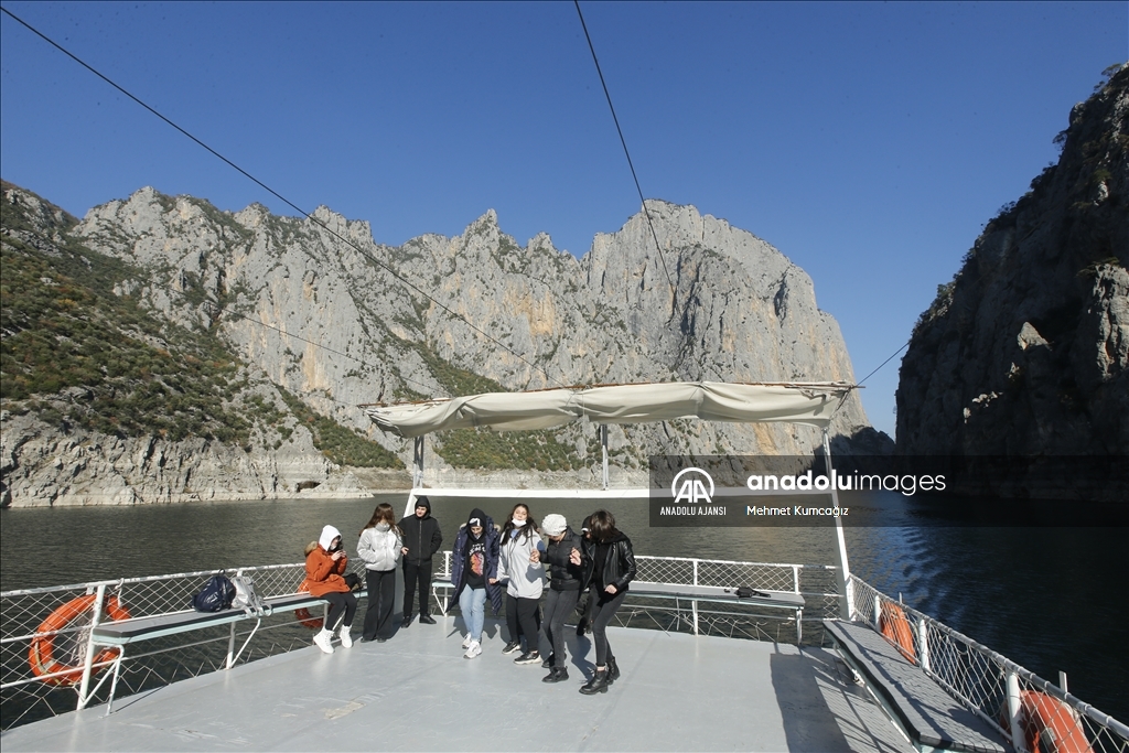 Samsun'un doğa harikası kanyonu Şahinkaya, 4 mevsim turizme hizmet ediyor