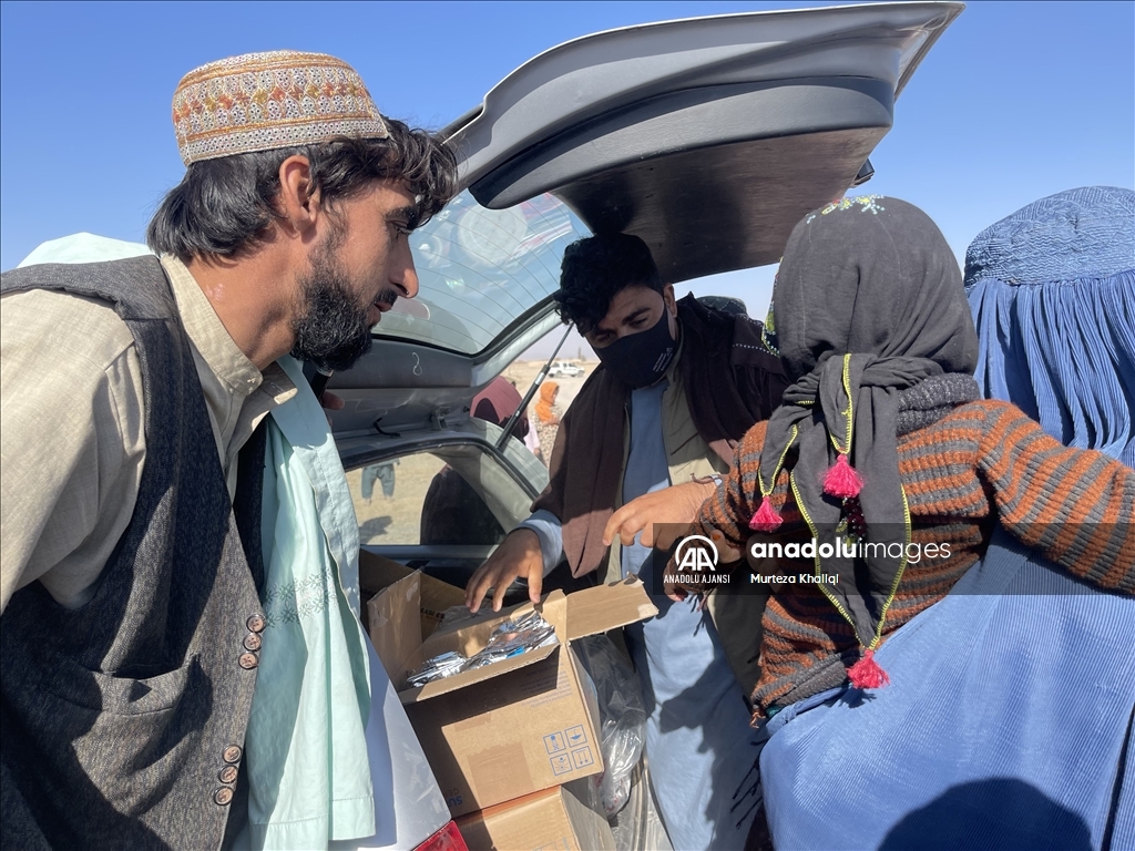 Afganistan'ın güneyindeki Kandahar vilayetinde sağlık seminerleri