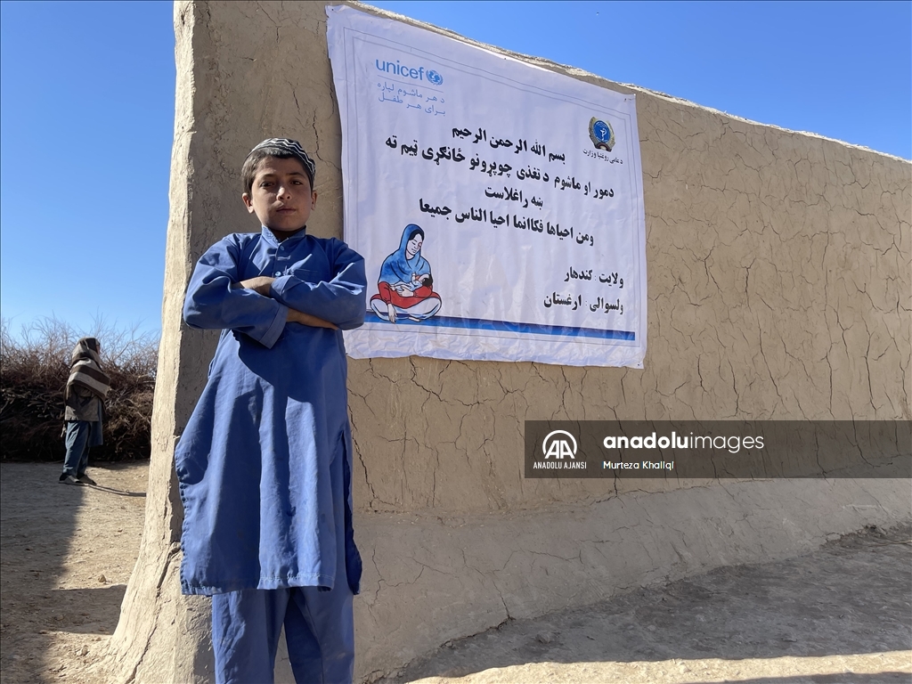 Afganistan'ın güneyindeki Kandahar vilayetinde sağlık seminerleri