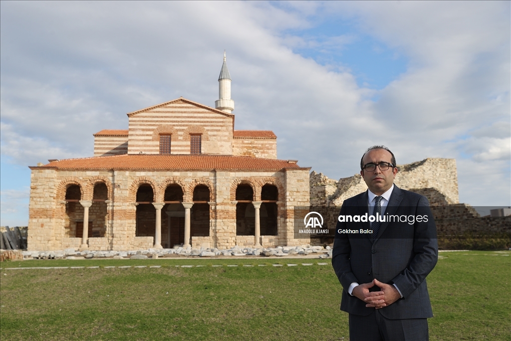 "Enez Ayasofyası" olarak bilinen tarihi cami 56 yıl sonra ibadete açılıyor